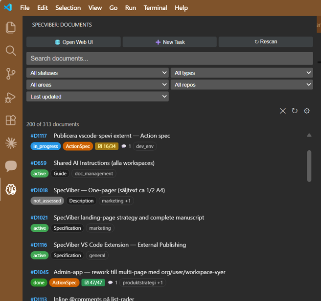 Navigator Sidebar preview