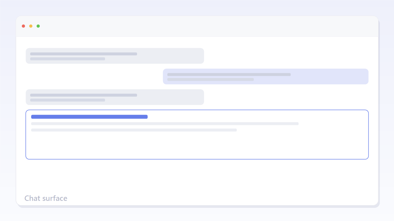 Chat view